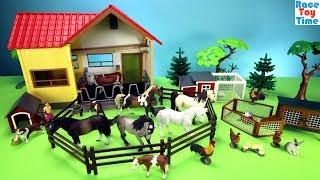 Toy Farm Animals Schleich Playsets Build and Play Toys