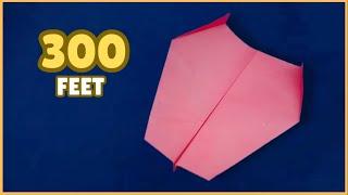 How to Make a Origami Paper Plane That Flies Far - ORIGAMI PAPER PLANE FARTHEST FLIGHT