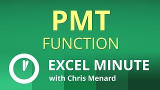 Excel PMT Function - house or car loan payment  | Excel One Minute Quick Reference