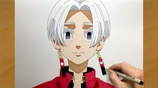 How to Draw Izana Kurokawa from Tokyo Revengers | step by step | draw anime