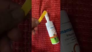 Testing  Mamaearth  vitamin c foaming face wash PH test Shocking Result #shorts #phtest #skincare