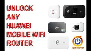 How to unlock any huawei mobile WiFi router