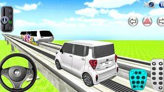 New Kia Ray Mini car Driving On Monorail Trail - 3D Driving Class Simulation - best Android gameplay