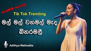 Mal mal wana mada| මල් මල් වන මැද බිනර මලී | full song | adithya weliwatta | sirasa tv