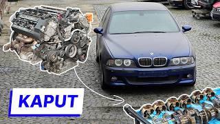 140.000 Meilen langer BMW M5: Zerlegung eines beschädigten V8-Motors