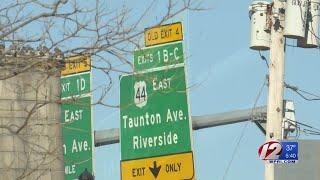 RIDOT begins installing new exit numbers along I-195