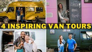 Van Life | 4 Completely Different Van Tours to INSPIRE You