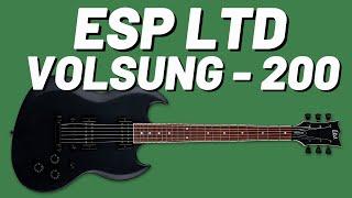 ESP LTD VOLSUNG-200 | Black Satin Finish 