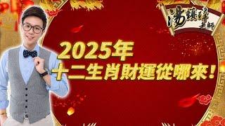 2025年十二生肖財運從哪裡來！？