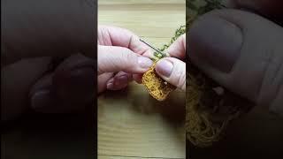 Бабушкин квадрат КРЮЧКОМ Ч3 #shotrs