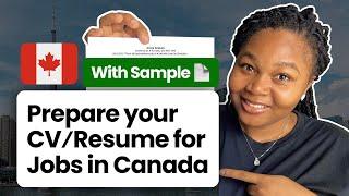 How to Prepare a Canadian Standard Resume  | Land Your Dream Job in Canada Fast