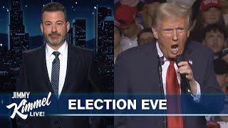 Trump Ratchets Up Rhetoric, Epstein Bombshells Dropped & Jimmy's Election Eve Closing Argument