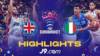 Great Britain  - Italy  | Game Highlights - FIBA #EuroBasket 2022