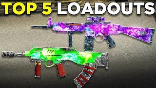 TOP 5 *META* ASSAULT RIFLE LOADOUTS in WARZONE!  (Warzone Best Class Setups) - BO6