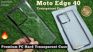 Moto Edge 40 Transparent Back Cover ! Moto Edge 40 Stylish Back Cover