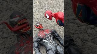 How spiderman greets zombie venom ?