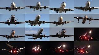 16/10/10 大阪国際空港（伊丹空港） 飛行機の着陸シーン Landing Scene of Various Airliners at Osaka Int'l Airport, RJOO