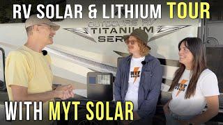 Our AWESOME New RV Solar & Battery System Explained by MYT Solar