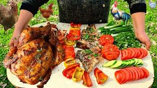 Chicken and Fish Fry in the Woods | OUTDOOR COOKING | VİLLAGE LİFE