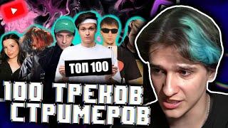 Мелшер смотрит: ТОП 100 КЛИПОВ СТРИМЕРОВ ПО ПРОСМОТРАМ НА YOUTUBE