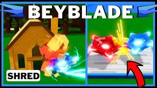 DESTRUCTIVE BEYBLADE! (Shreds Anything On Its Path!!) In Build A Boat For Treasure ROBLOX