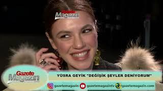 YÜSRA GEYİK AYDINLIKEVLER TİYATRO OYUNU PRÖMİYERİNDE GÖRÜNTÜLENDİ