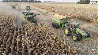 Clinton County Indiana Corn Harvest