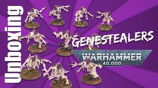 Unboxing Genestealers Warhammer 40,000 Codex Tyranids #wargaming