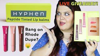 *NEW* Hyphen Peptide Tinted Lip Balm | All Shades | LIVE GIVEAWAY | Beauty Edit by Amy