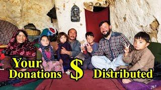 Exclusive Video - Your Donations Received and Distributed to Cave Dwellers | Rejoiced |  Subtitles.