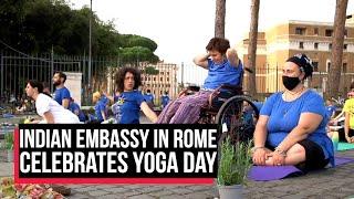 Indian Embassy in Rome celebrates 7th International Day of Yoga | Cobrapost