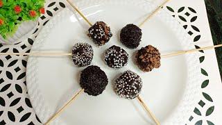 Chocolate cake pops recipe #shorts | Tasty Chocolate balls recipe | Chocolate cake truffles recipe