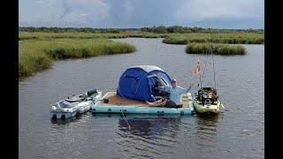 Camping on water