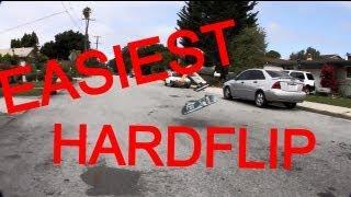 How to hardflip on a skateboard THE EASY WAY 2013 | Garrett Ginner