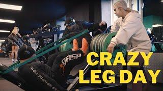 CRAZY LEG DAY WITH 2 BODYBUILDERS