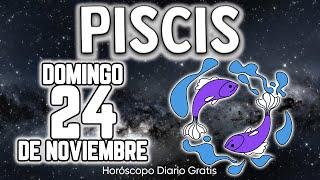 CAMBIO BESTIALAVALANCHA DE SUCESOS FELICES piscis  Horóscopo diario 24 DE NOVIEMBRE 2024  #new