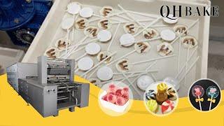 3D Lollipop making machine ,how to making lollipop Flat lollipop depositing line picture lollipop