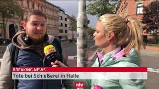 Augenzeuge berichtet aus Halle - "Auf einmal wirft er, was aussieht wie eine Granate" | n-tv