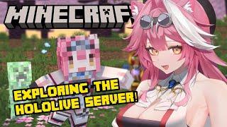 【MINECRAFT】 Let's explore Hololive Server! #CiaoRaora