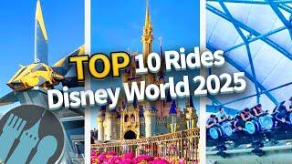 TOP 10 Rides in Disney World in 2025