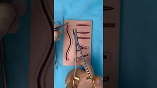Suture Race ‍️ #challenge #surgeonlife #vet #medicine  #medicalstudent #vetstudent #suturing