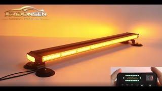 XRIDONSEN Roof top Strobe Light Bar Traffic Advisor Lights for Construction Vehicles Plow/Tow Trucks