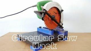 Circular saw Hack || Make A Mini Chop saw Machine