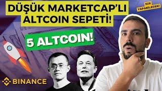 50X YAPABİLECEK DÜŞÜK MARKEKTCAP'Lİ 5 ALTCOIN! | ZENGİN EDEBİLECEK ALTCOIN SEPETİ