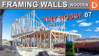 Tiny House Walls wooden frame