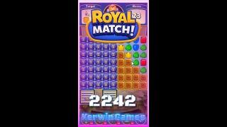 Royal Match Level 2242 - No Boosters Gameplay