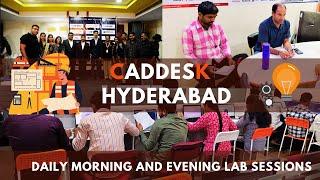 Morning and evening lab sessions in Caddesk Hyderabad | Best auto CAD Coaching Centre in Hyderabad