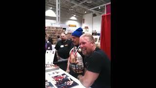 Iron Sheik meets Kevin Nash & goes off on his handler for asking kindergarten question