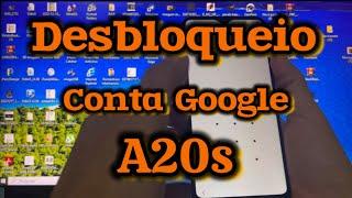 ÚNICO JEITO!!! Desbloqueio conta Google A20s - Pelo Pc