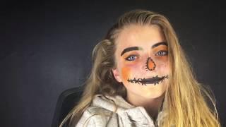 PUMPKIN MAKEUP EASY TUTORIAL FOR HALLOWEEN  - EZPZ ideas